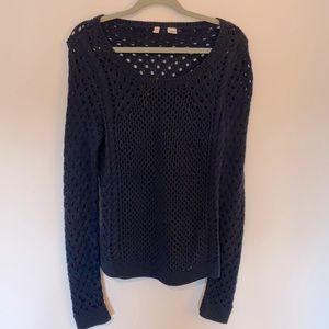 Anthropologie Moth navy blue sweater